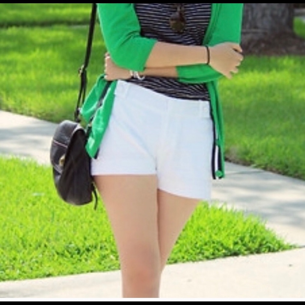 Banana Republic White Ryan Fit Short